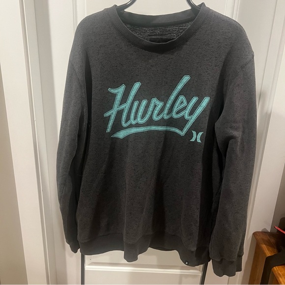 Hurley Men's Charcoal Sweater - Picture 1 of 8